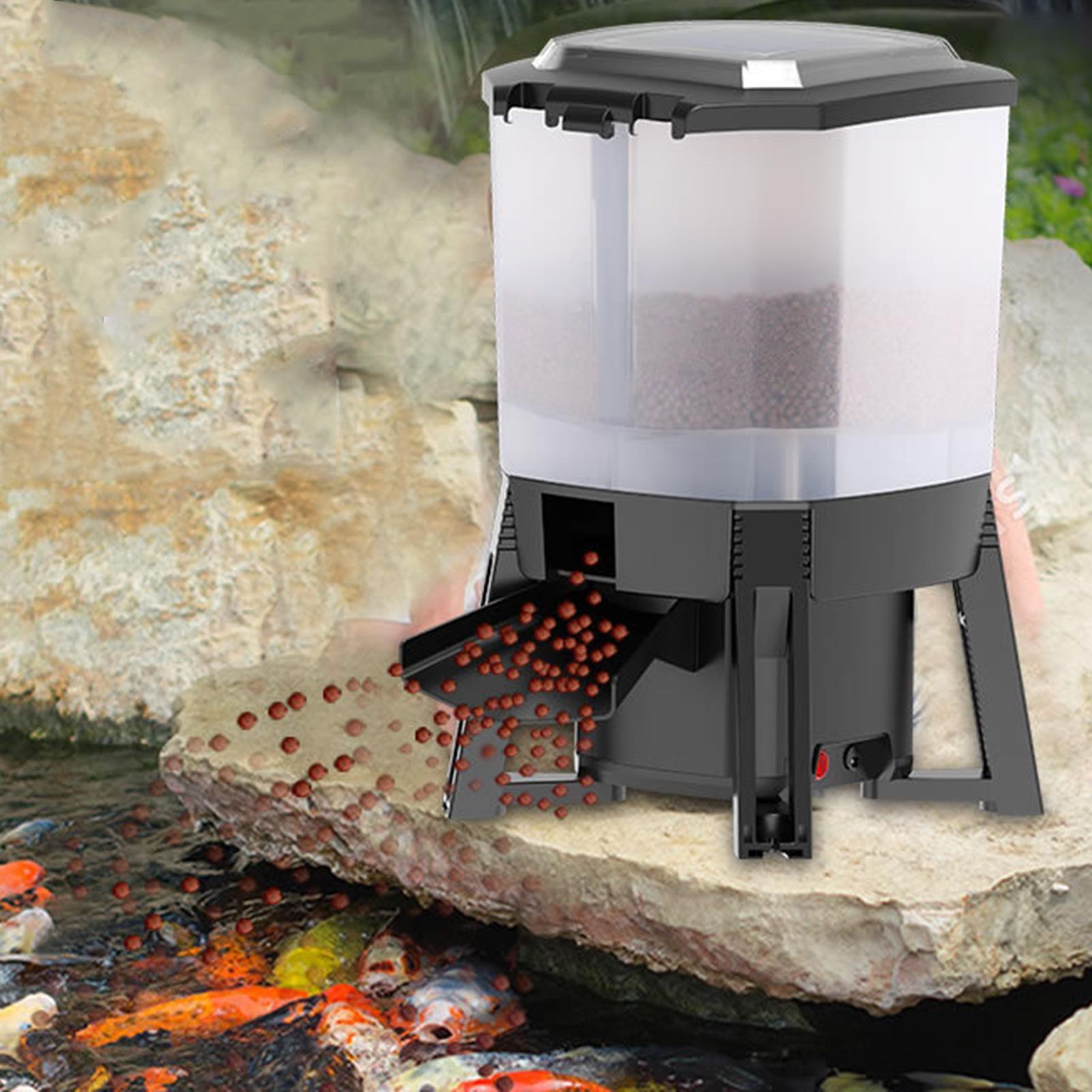 Aquarium Fish Koi - 6L Einstellbare Solar Automatische Aquarium Feeder