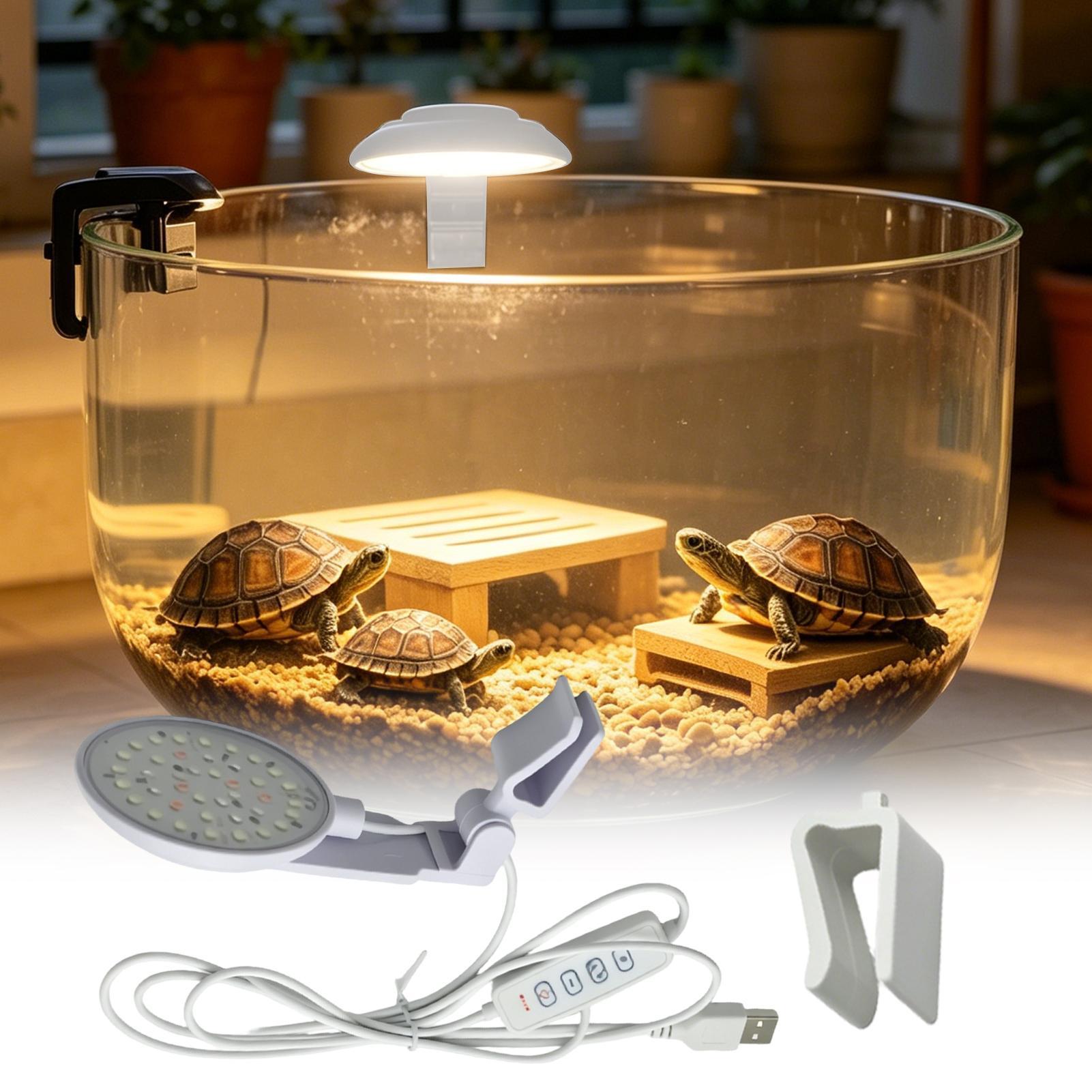 Aquarium Fish For Beginners - Aquarium-Licht, wasserdichte, blendfreie Klemmleuchte, verstellbare LED-Leuchte