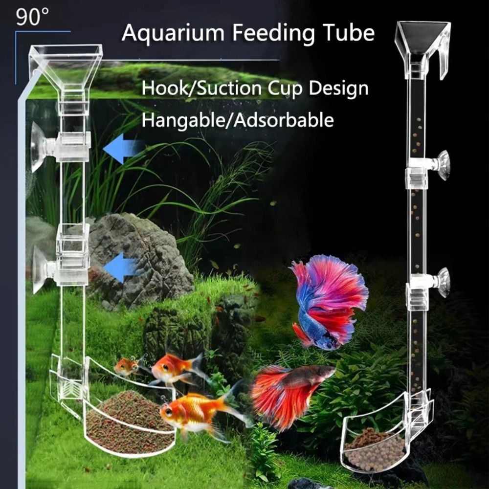 Aquarium Fish Feeder - Neue Transparente Aquarium Fisch Tank Feeder