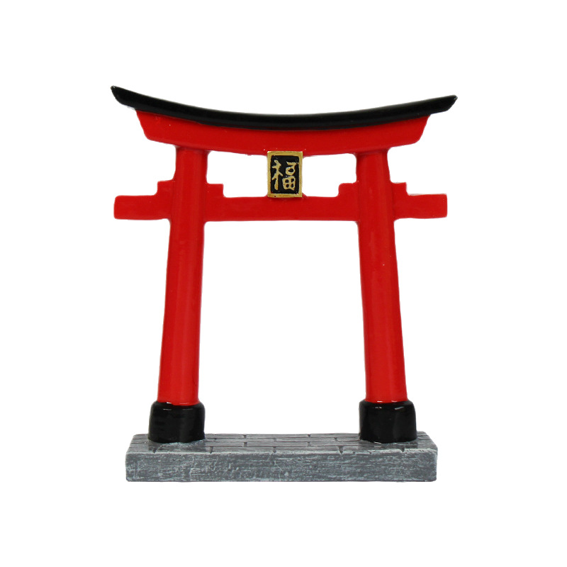 Aquarium Fish Japan - Torii-Skulptur Fischschrein Torii-Tor Japanisches Aquarium Miniatur-Ornament