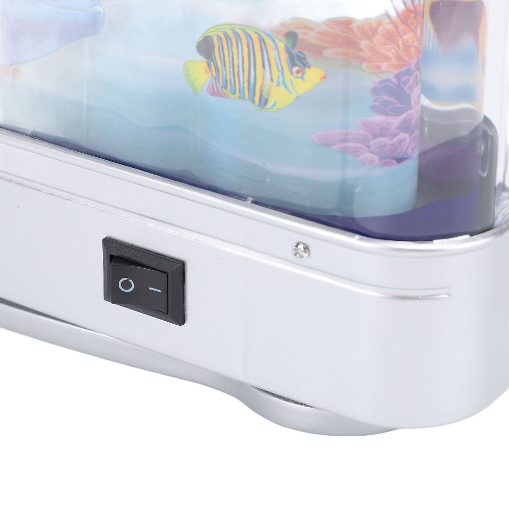 Aquarium Fish Exotic - Dekoratives LED-gefälschtes Aquarium, künstliche exotische Fische,