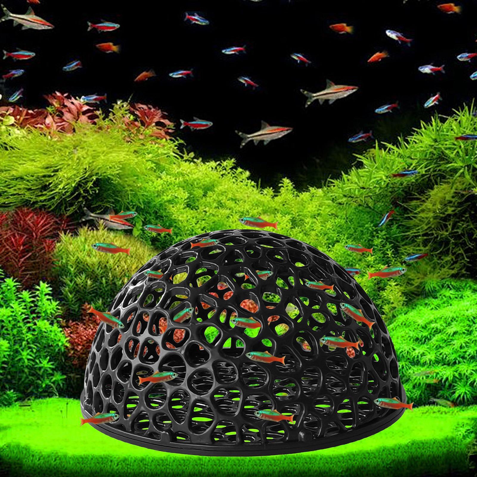 Aquarium Fish Hideout - Aquarium-Garnelenhaus, Mini-Höhle, poröses Betta-Haus, Versteck für