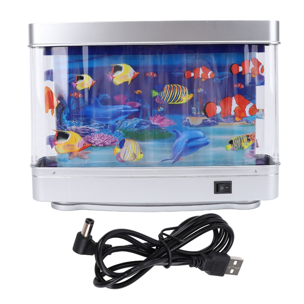 Aquarium Fish Exotic - ​ Entspannend ​ LED gefälschtes Aquarium