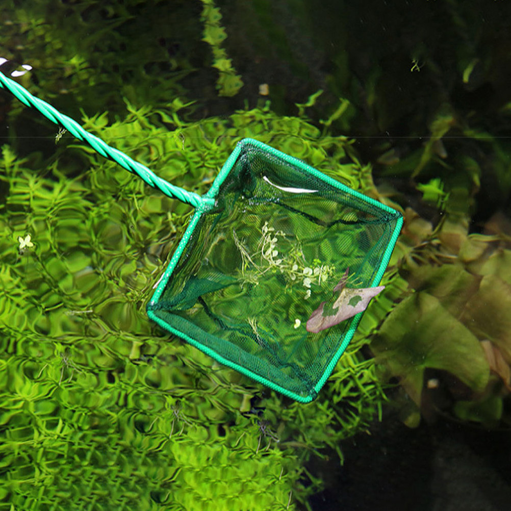 Aquarium Fish Net Small - 2 Stück tragbares Fischernetz, Aquarium-Fischkeschernetz für