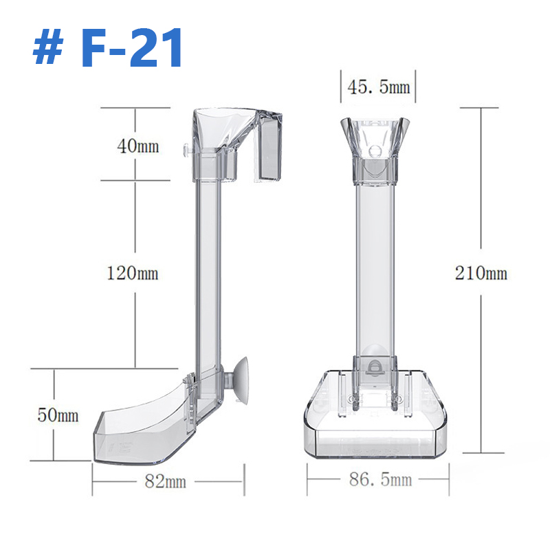 Aquarium-Futterrohr aus Acryl, – Aquarium Fish Feeder Bewertung und Preis