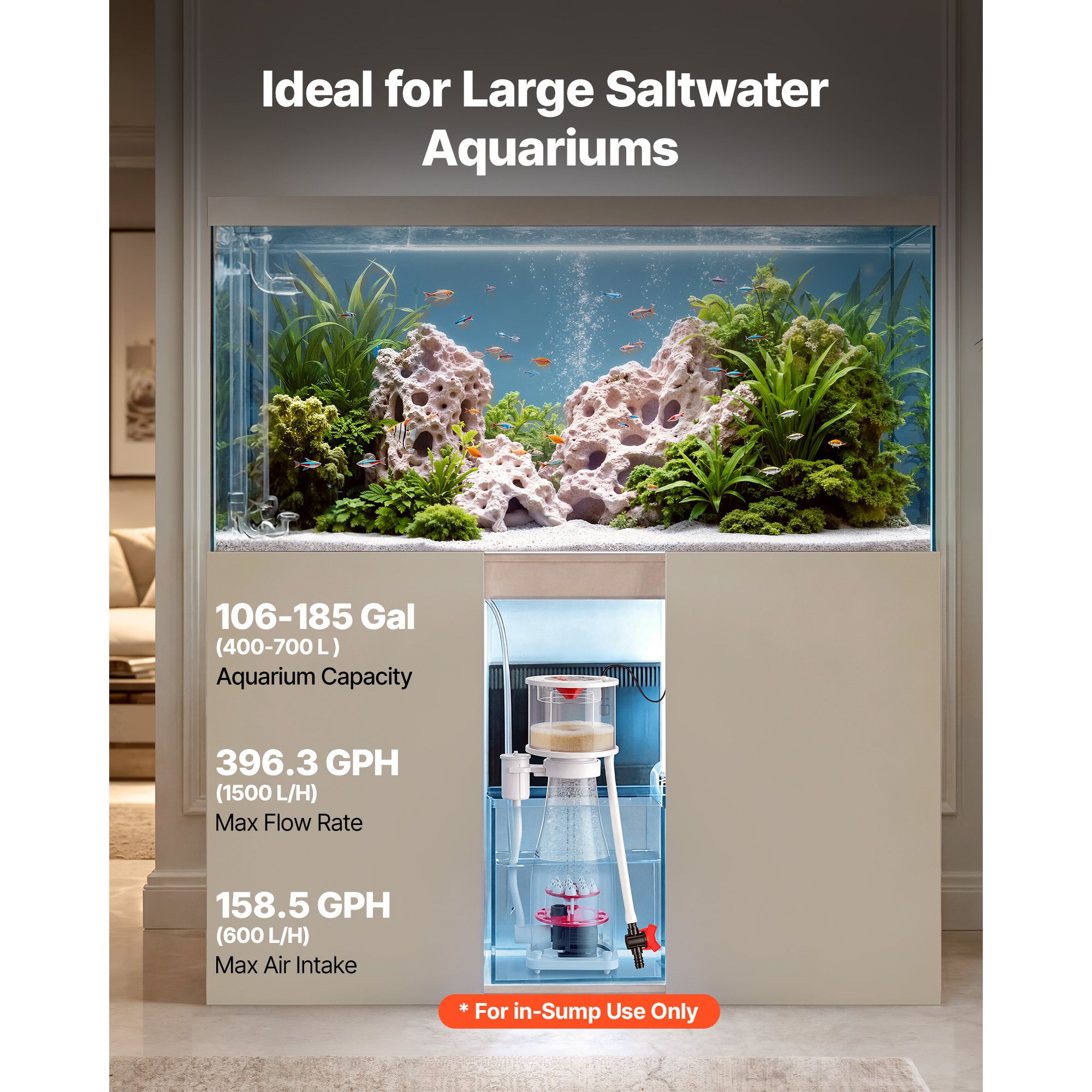 Proteinabschäumer für 106-185  – Protein Skimmer Reef Bewertung und Preis