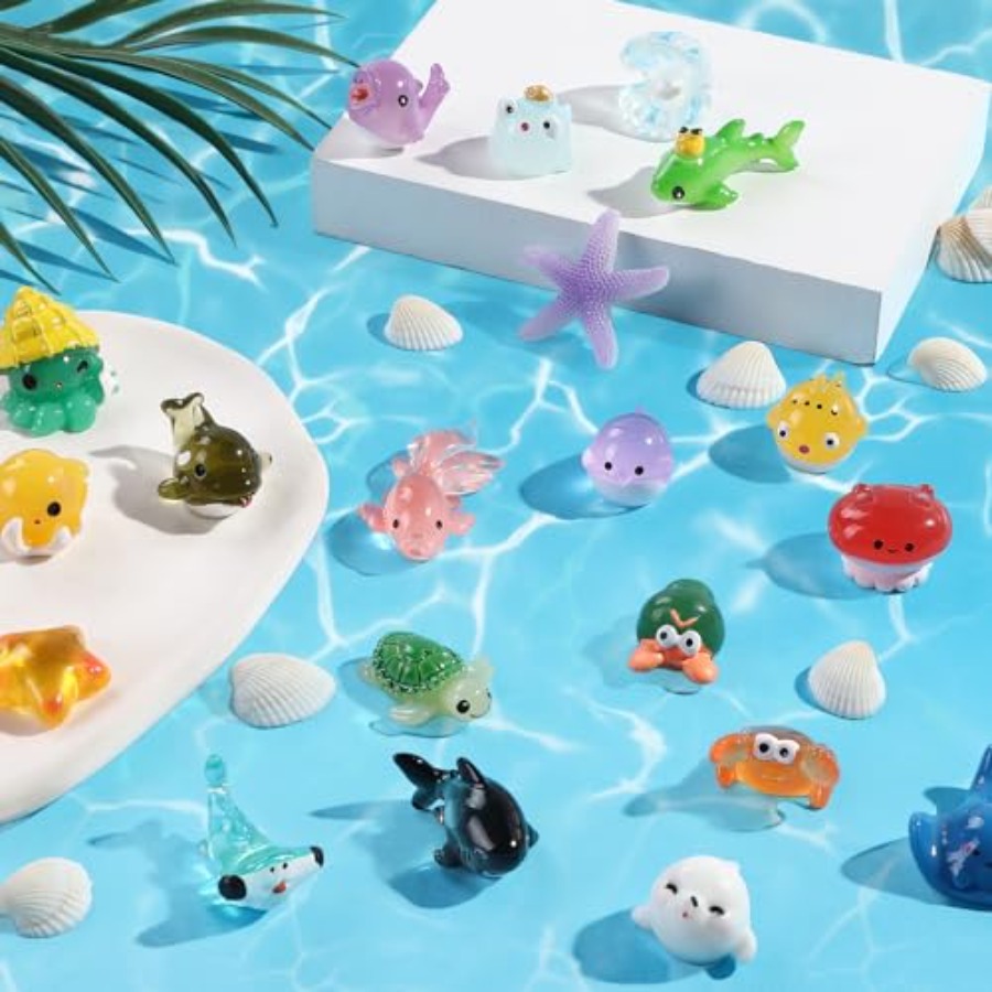 Harz-Tierfiguren, kleine Meere – Aquarium Fish Japan Bewertung und Preis