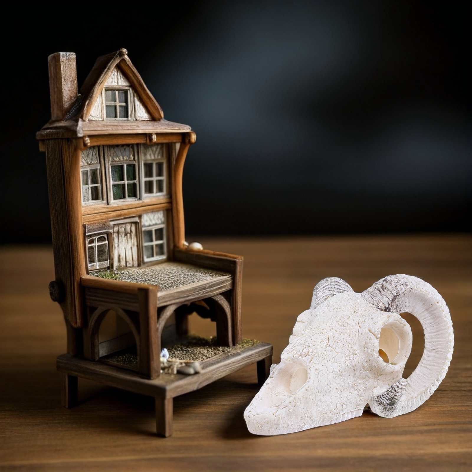 Realistisches Bullenschädel-Ve – Aquarium Fish Hideout Bewertung und Preis