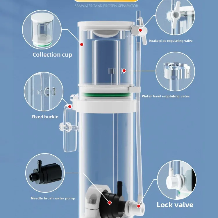 110V-240V Neuer Mini-Aquarium- – Protein Skimmer Reef Bewertung und Preis
