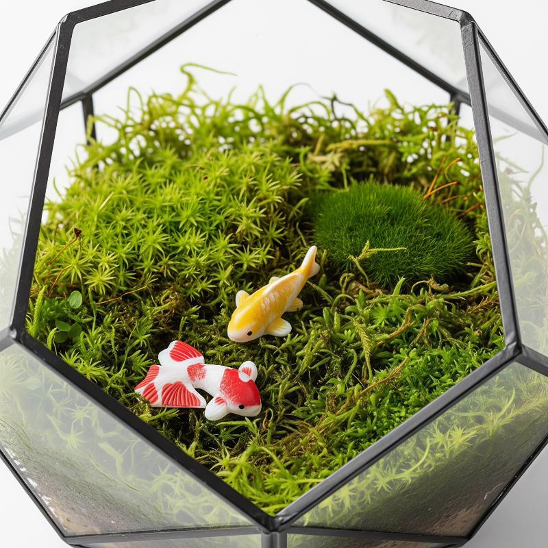 Mini Harz-Koi-Fisch-Figuren, N – Aquarium Fish Koi Bewertung und Preis