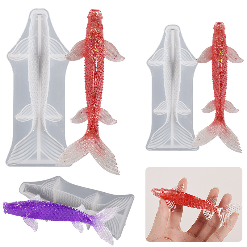 3D Koi-Fisch-förmige Epoxidhar – Aquarium Fish Koi Bewertung und Preis
