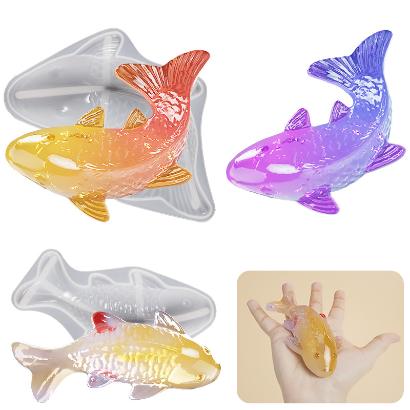 3D Koi-Fisch-förmige Epoxidhar – Aquarium Fish Koi Bewertung und Preis