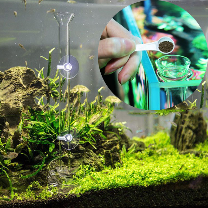 Glas Aquarium Feeder Rohr Geri – Aquarium Fish Feeder Bewertung und Preis