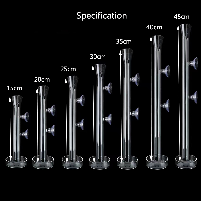 Glas Aquarium Feeder Rohr Geri – Aquarium Fish Feeder Bewertung und Preis