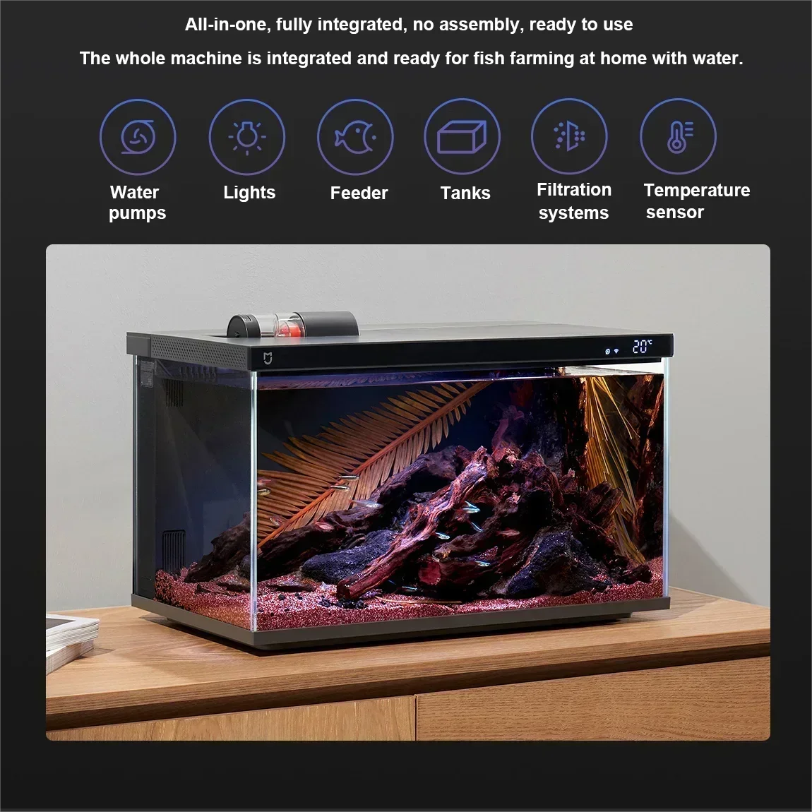 Original Mijia MYG100 Smart Aq – Xiaomi Aquarium Fish Tank Bewertung und Preis