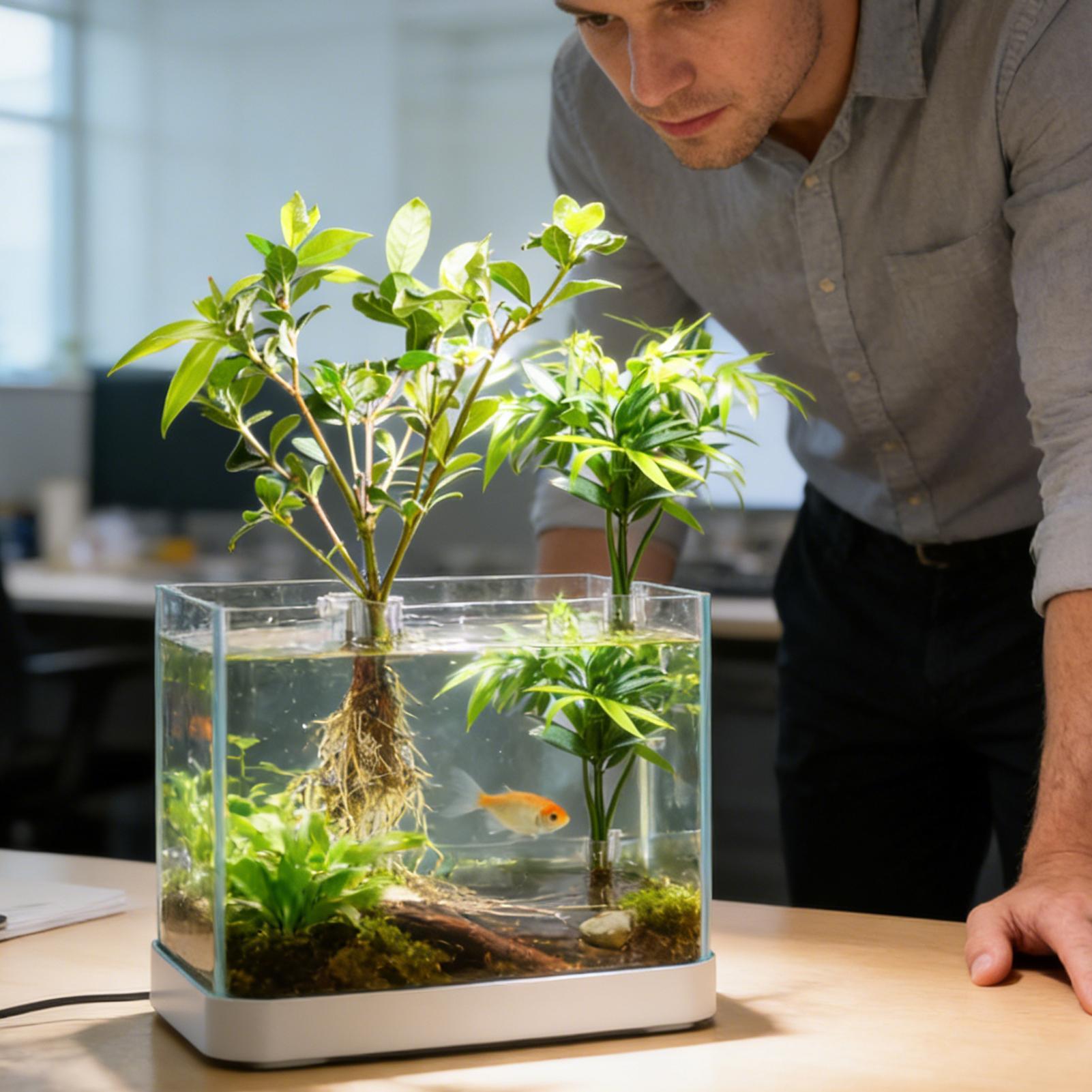 Mini-Aquarium-Pflanzgefäß, 6 S – Aquarium Fish Feeder Bewertung und Preis