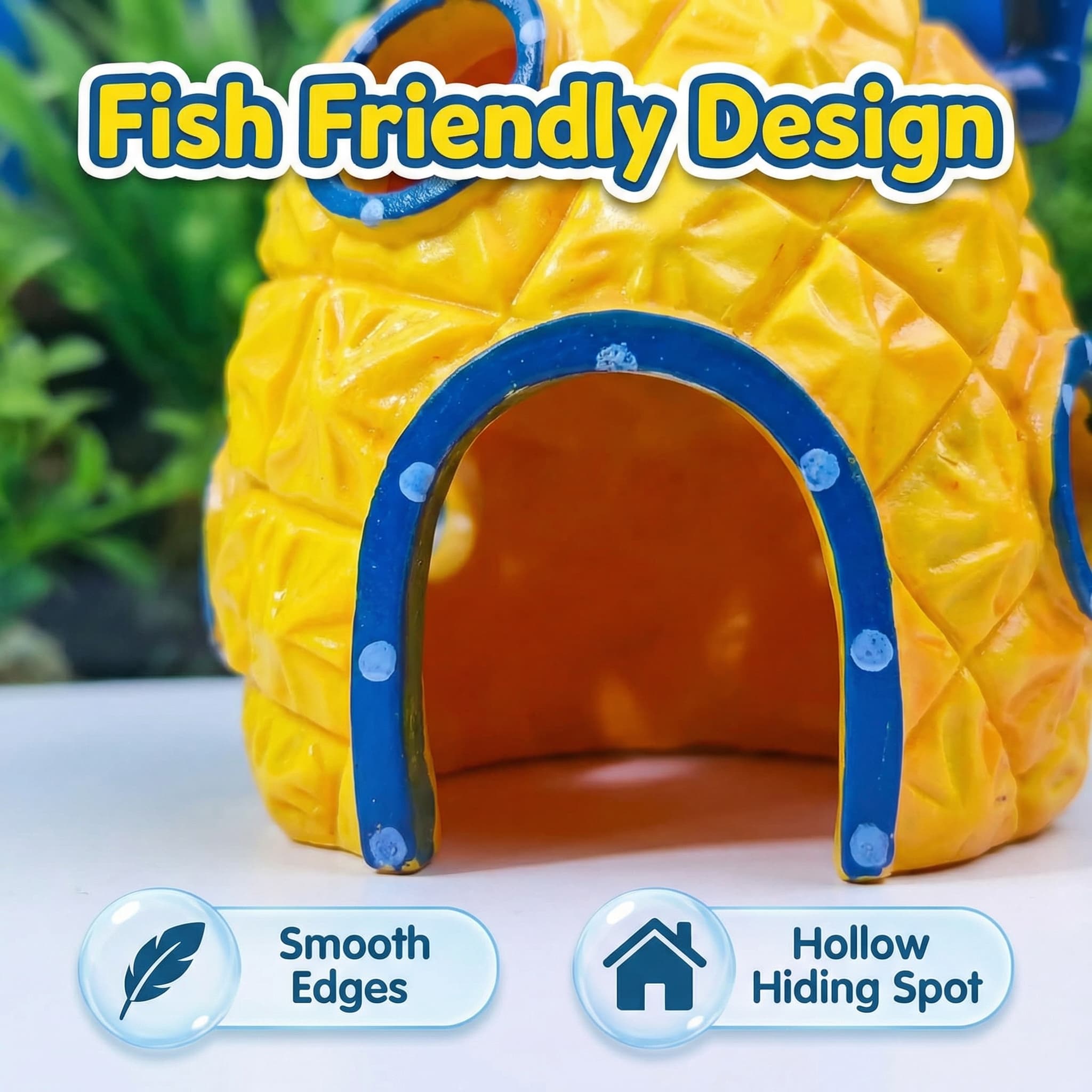Ananas-Haus-Aquarium-Dekoratio – Aquarium Fish Hideout Bewertung und Preis