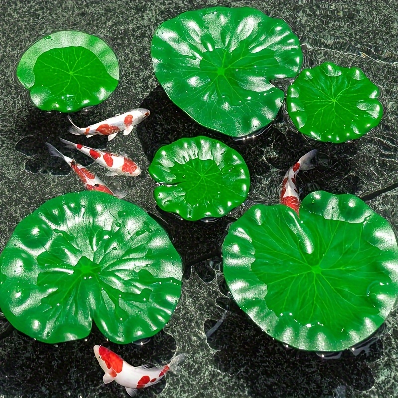 1 künstliche Lilien-Pads aus E – Aquarium Fish Koi Bewertung und Preis