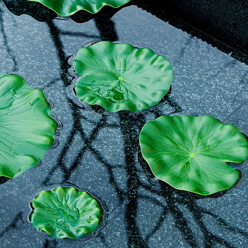 1 künstliche Lilien-Pads aus E – Aquarium Fish Koi Bewertung und Preis
