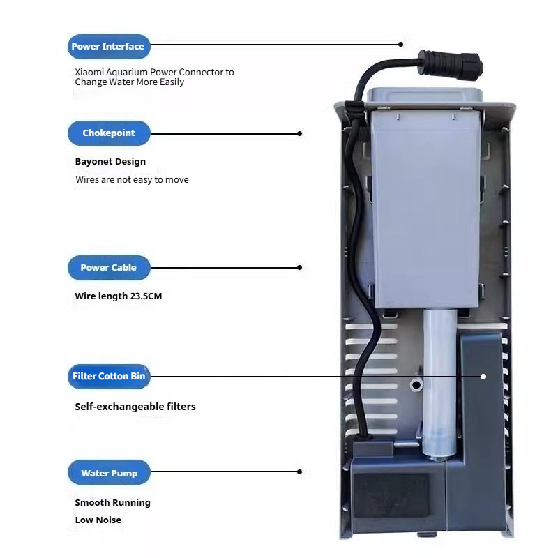 Aquarium-Wasserpumpe für Xiaom – Xiaomi Aquarium Fish Tank Bewertung und Preis