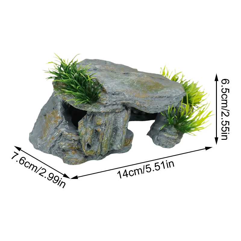 Reptilien-Steinhöhle Natürlich – Aquarium Fish Hideout Bewertung und Preis
