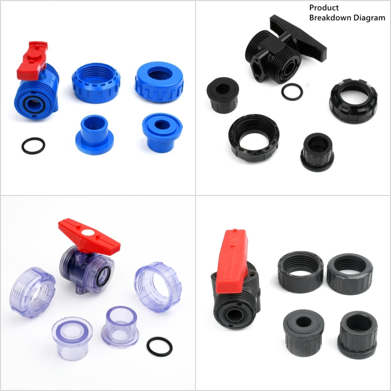 1pc i.d 20 ~ 63mm PVC Doppel a – Aquarium Fish Ball Bewertung und Preis
